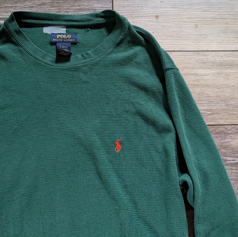 Ralph Lauren Men's Green Shirt